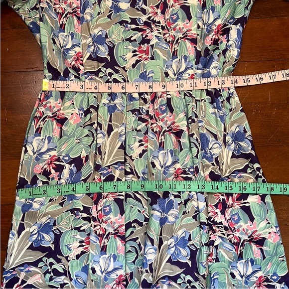 Rare Vintage Liberty of London All Silk Vibrant Floral Print Dress - Picture 12 of 15